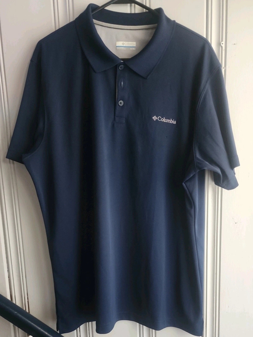 Columbia Men's Navy Omni Shade Performance Polo XL